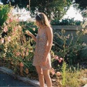 🆕Zara Sz XS Satin Effects Floral Mini Dress